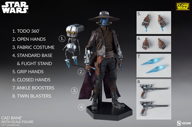 Load image into Gallery viewer, Sideshow - Star Wars: The Clone Wars - Cad Bane
