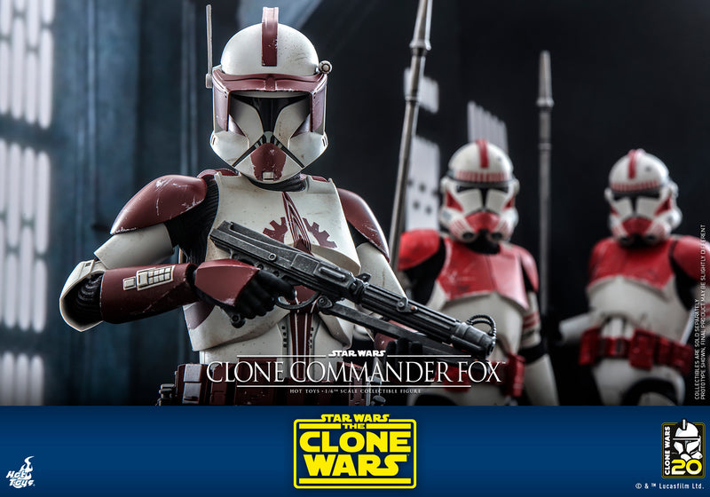 Load image into Gallery viewer, Hot Toys - Star Wars The Clone Wars - Clone Commander Fox
