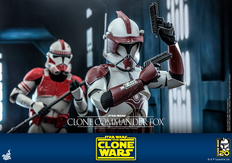 Load image into Gallery viewer, Hot Toys - Star Wars The Clone Wars - Clone Commander Fox
