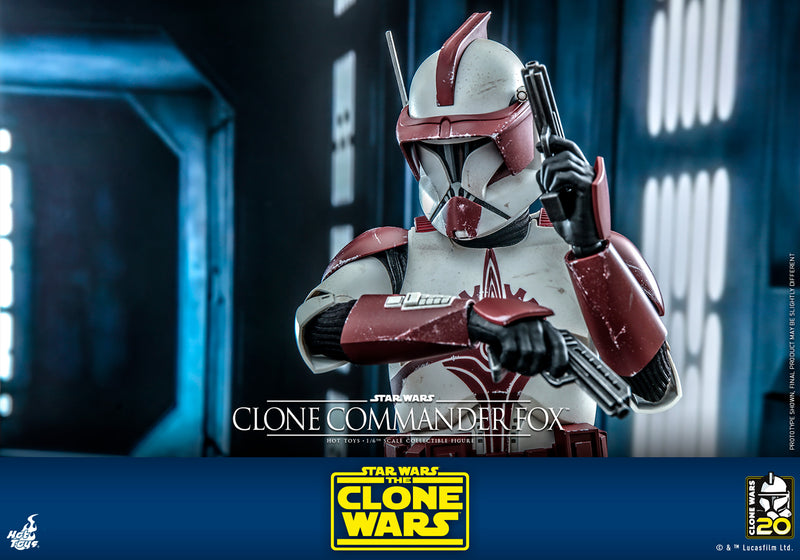 Load image into Gallery viewer, Hot Toys - Star Wars The Clone Wars - Clone Commander Fox
