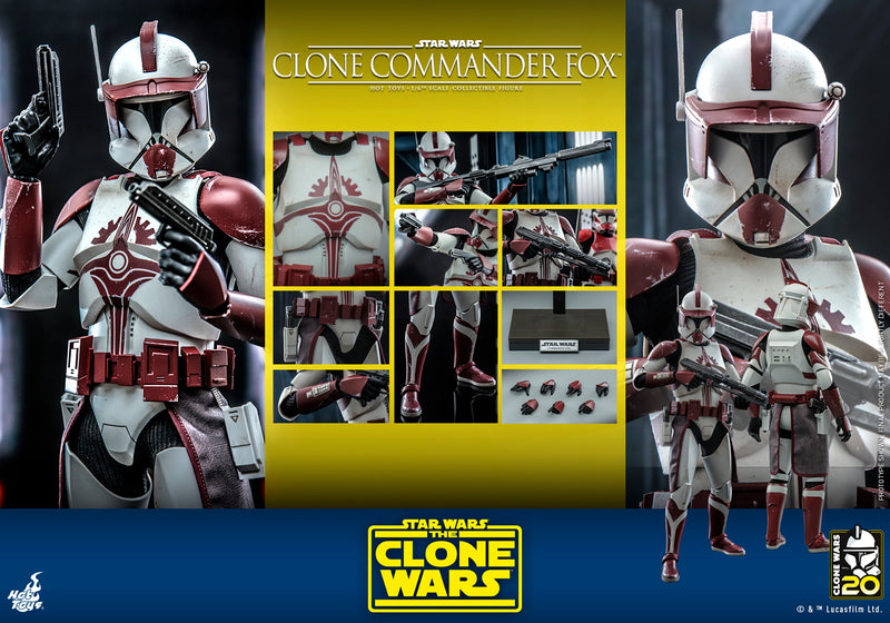 Load image into Gallery viewer, Hot Toys - Star Wars The Clone Wars - Clone Commander Fox
