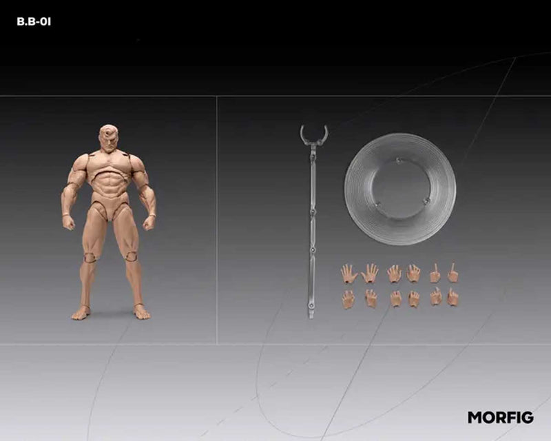 Load image into Gallery viewer, INART - Morfig 1/12 Scale Blank Body - Male Body (Version 2)
