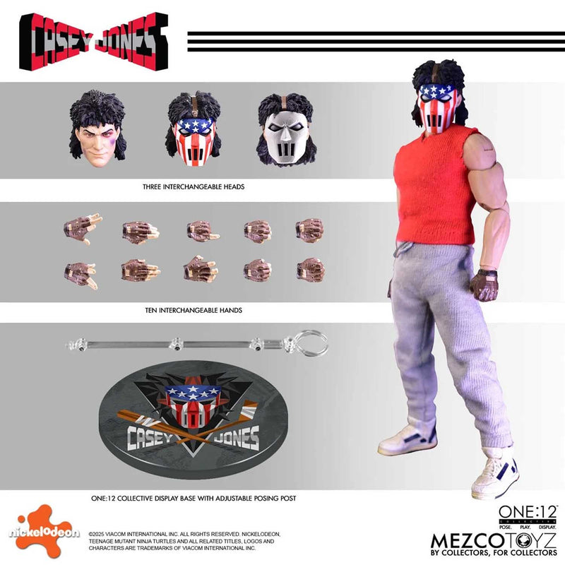 Load image into Gallery viewer, Mezco Toyz - One 12 Teenage Mutant Ninja Turtles - Casey Jones
