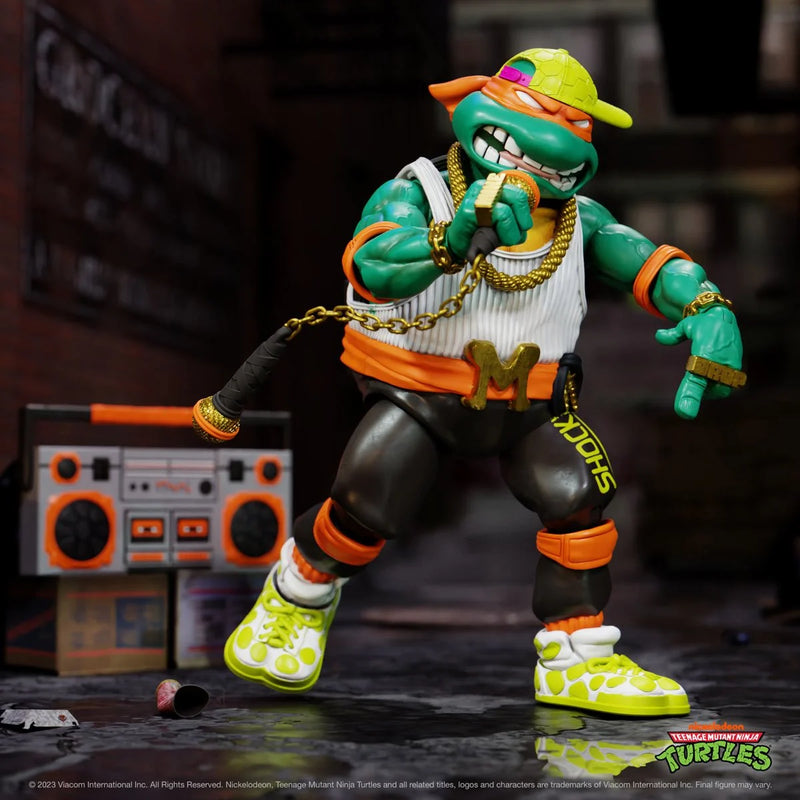 Load image into Gallery viewer, Super 7 - Teenage Mutant Ninja Turtles Ultimates - Rapper Mike
