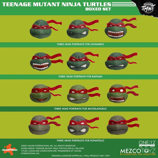 Mezco Toyz - One 12 Teenage Mutant Ninja Turtles (Comics) Deluxe Box Set
