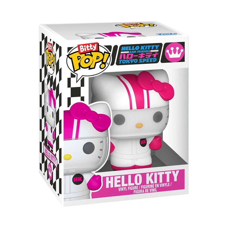 Load image into Gallery viewer, Bitty Pop! Hello Kitty and Friends Tokyo Speed - Hello Kitty in Racecar
