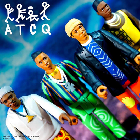Super 7 - A Tribe Called Quest ReAction: A Tribe Called Quest (People's Insinctive Travels and the Paths of Rhythm) Four-Pack