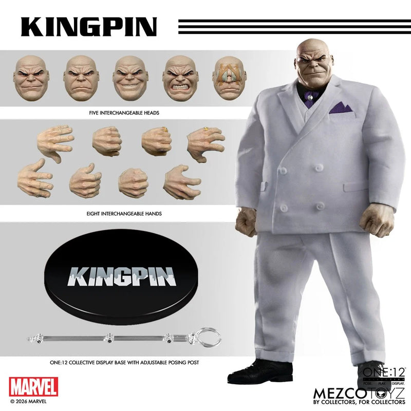 Load image into Gallery viewer, Mezco Toyz - One 12 Marvel Comics - Kingpin
