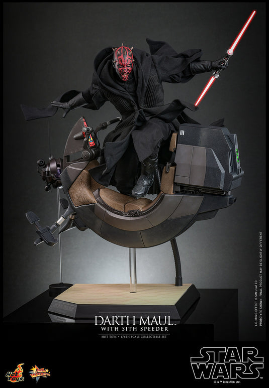 Hot Toys - Star Wars The Phantom Menace - Darth Maul with Sith Speeder