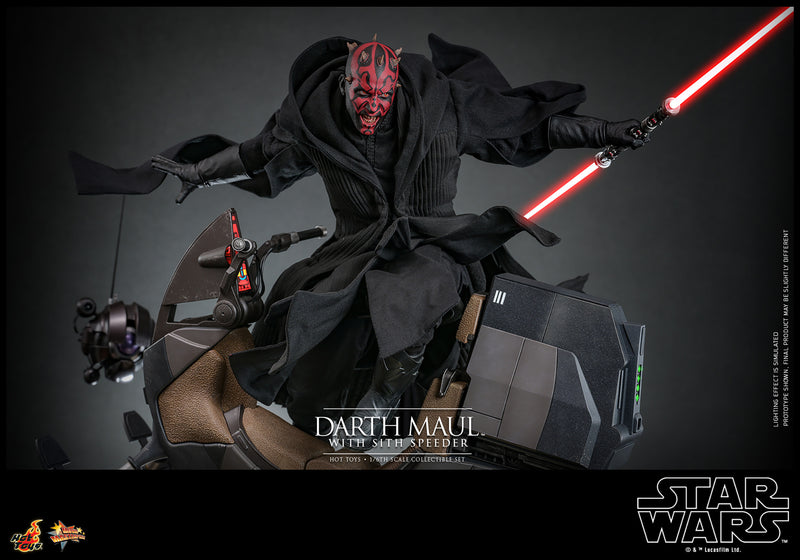 Load image into Gallery viewer, Hot Toys - Star Wars The Phantom Menace - Darth Maul with Sith Speeder
