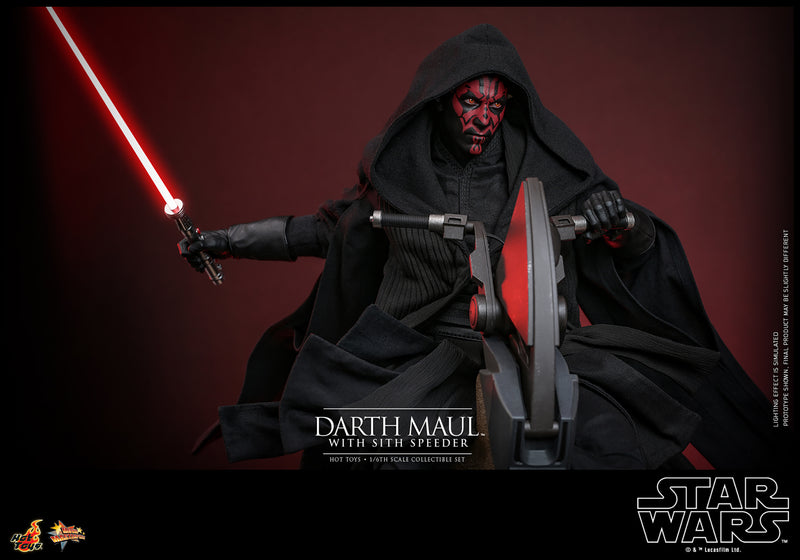 Load image into Gallery viewer, Hot Toys - Star Wars The Phantom Menace - Darth Maul with Sith Speeder
