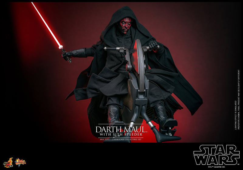 Load image into Gallery viewer, Hot Toys - Star Wars The Phantom Menace - Darth Maul with Sith Speeder
