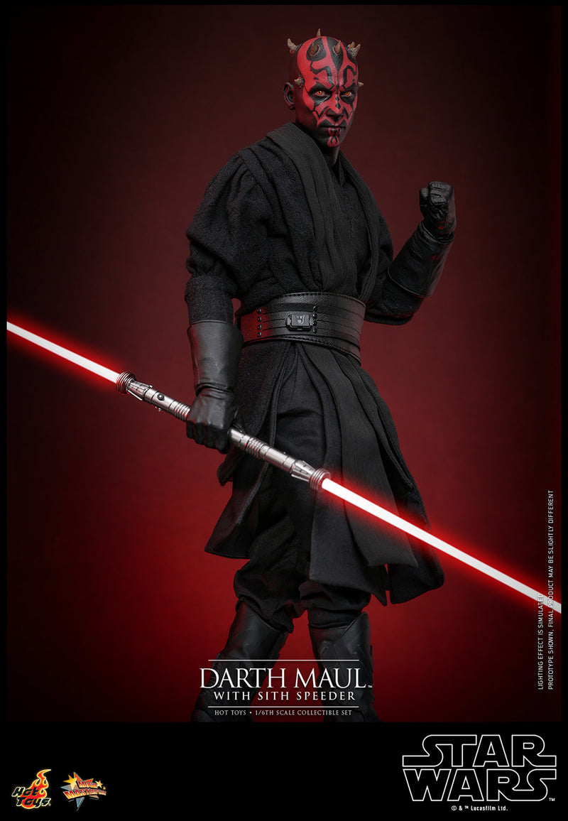 Load image into Gallery viewer, Hot Toys - Star Wars The Phantom Menace - Darth Maul with Sith Speeder
