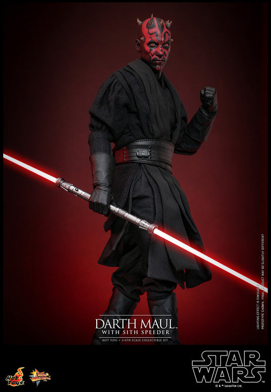 Hot Toys - Star Wars The Phantom Menace - Darth Maul with Sith Speeder