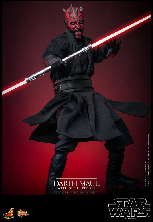 Hot Toys - Star Wars The Phantom Menace - Darth Maul with Sith Speeder