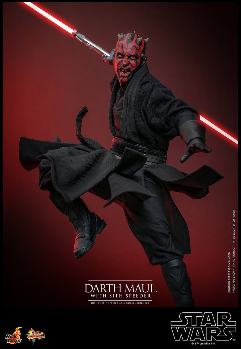 Load image into Gallery viewer, Hot Toys - Star Wars The Phantom Menace - Darth Maul with Sith Speeder
