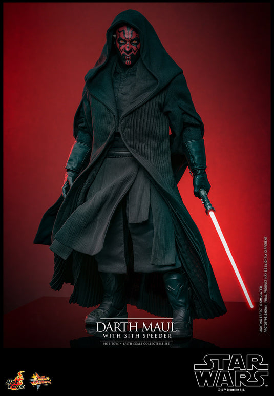 Hot Toys - Star Wars The Phantom Menace - Darth Maul with Sith Speeder