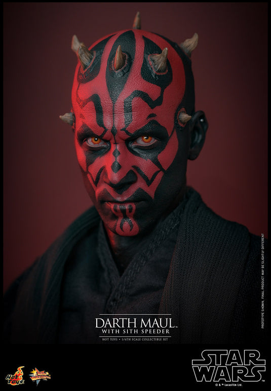 Hot Toys - Star Wars The Phantom Menace - Darth Maul with Sith Speeder