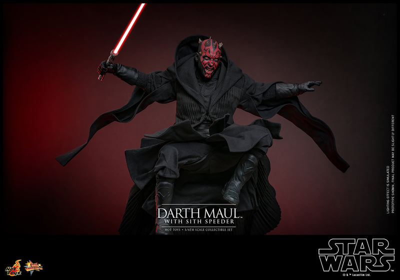 Load image into Gallery viewer, Hot Toys - Star Wars The Phantom Menace - Darth Maul with Sith Speeder
