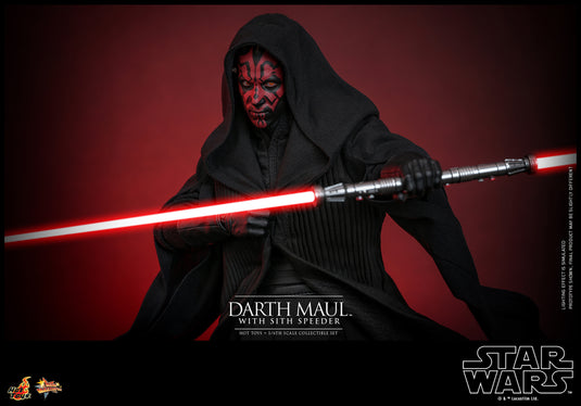 Hot Toys - Star Wars The Phantom Menace - Darth Maul with Sith Speeder