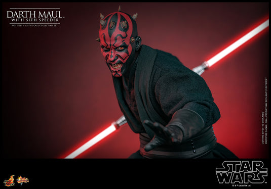 Hot Toys - Star Wars The Phantom Menace - Darth Maul with Sith Speeder