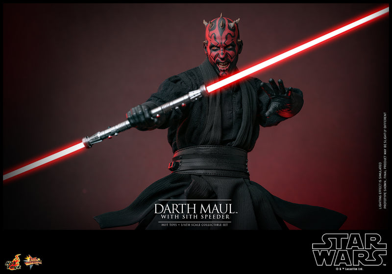 Load image into Gallery viewer, Hot Toys - Star Wars The Phantom Menace - Darth Maul with Sith Speeder
