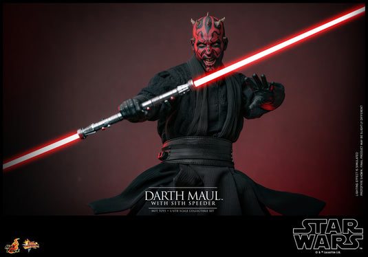 Hot Toys - Star Wars The Phantom Menace - Darth Maul with Sith Speeder