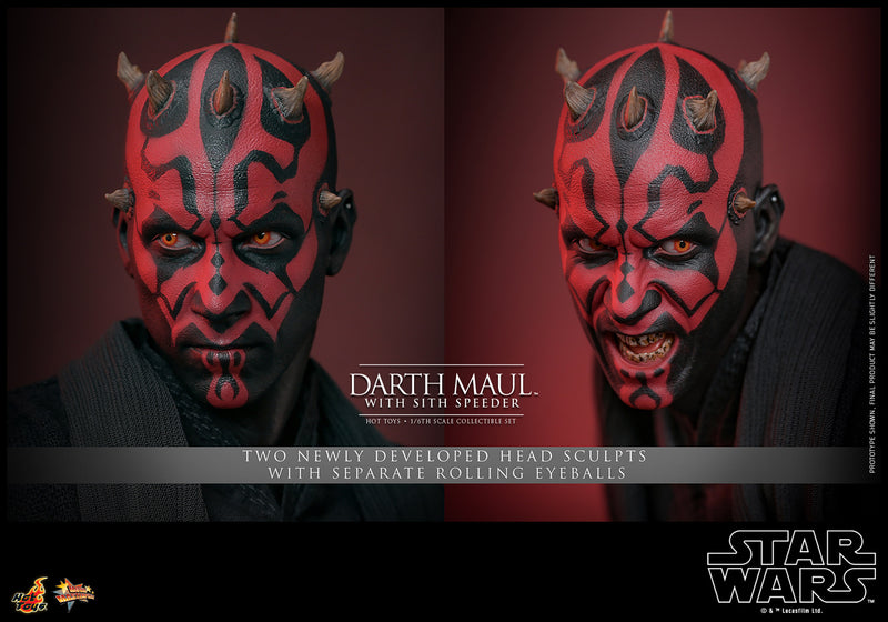 Load image into Gallery viewer, Hot Toys - Star Wars The Phantom Menace - Darth Maul with Sith Speeder
