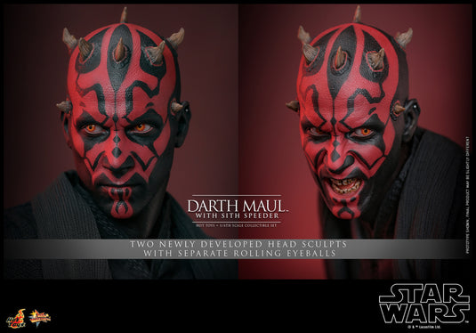 Hot Toys - Star Wars The Phantom Menace - Darth Maul with Sith Speeder