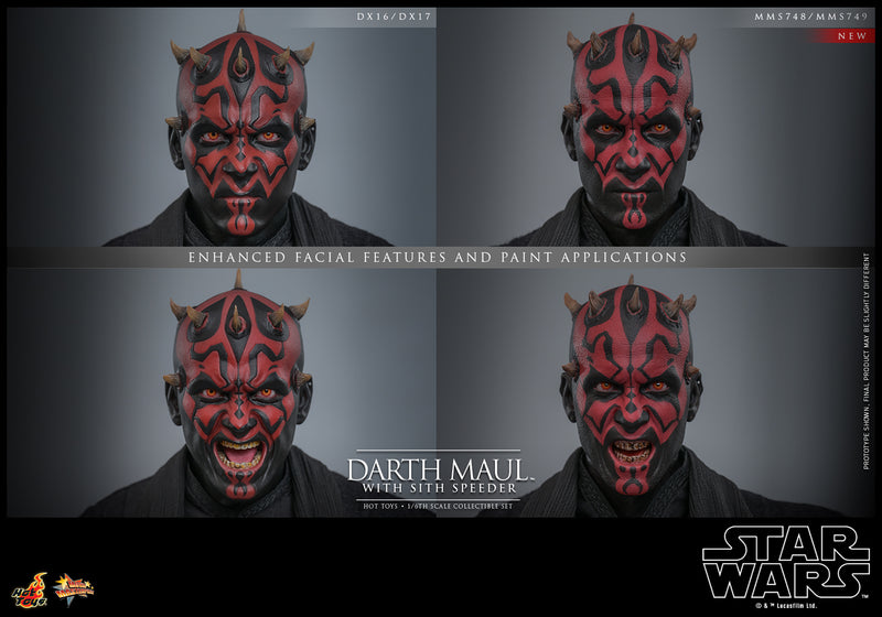 Load image into Gallery viewer, Hot Toys - Star Wars The Phantom Menace - Darth Maul with Sith Speeder
