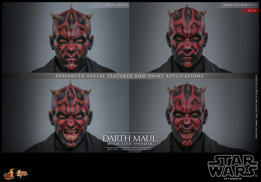 Hot Toys - Star Wars The Phantom Menace - Darth Maul with Sith Speeder