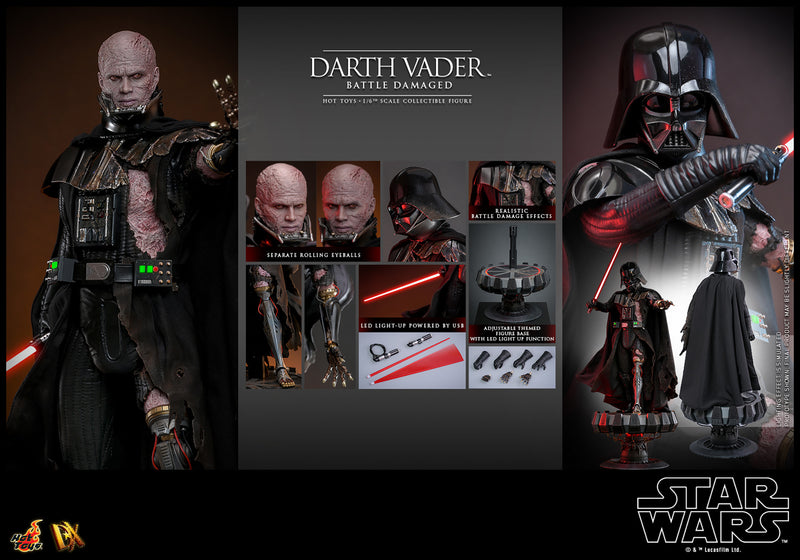 Load image into Gallery viewer, Hot Toys - Star Wars - Darth Vader (Battle Damaged)
