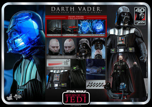 Hot Toys - Star Wars Return of the Jedi 40th Anniversary - Darth Vader (Deluxe)