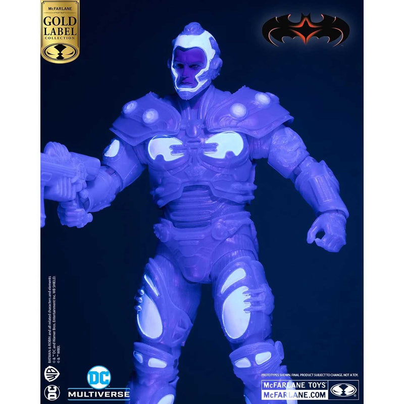 Load image into Gallery viewer, Mcfarlane Toys - DC Multiverse Mr.Freeze (Batman and Robin) Black Light Edition (Gold Label)
