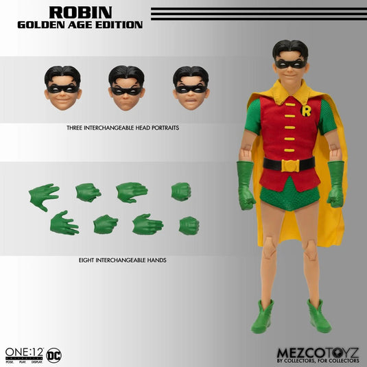 Mezco Toyz - One 12 DC Comics - Robin (Golden Age Edition)