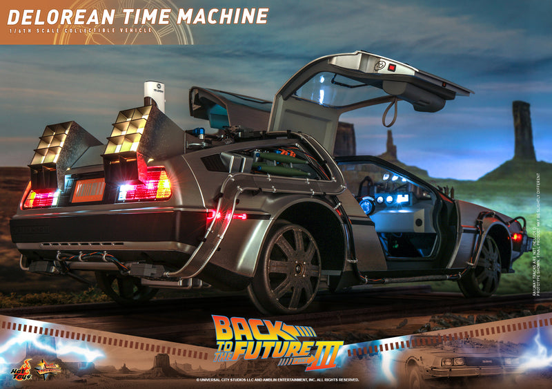 Load image into Gallery viewer, Hot Toys - Back to the Future III: DeLorean Time Machine 1/6 Scale
