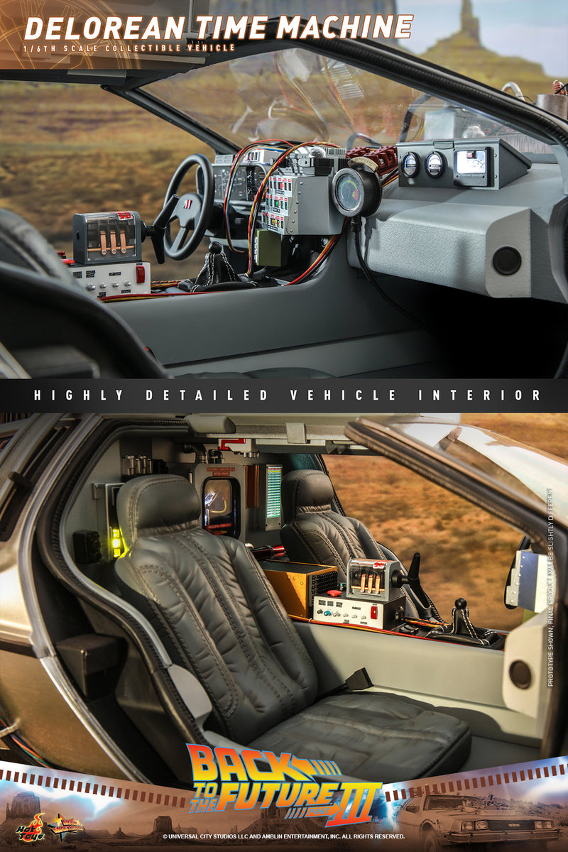 Load image into Gallery viewer, Hot Toys - Back to the Future III: DeLorean Time Machine 1/6 Scale
