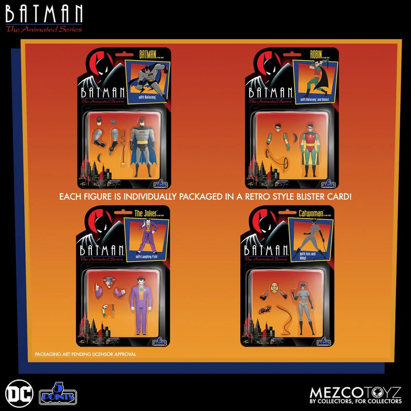 Load image into Gallery viewer, Mezco Toyz - Batman: The Animated Series 5 Points Deluxe Set of 4
