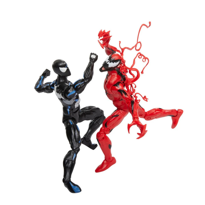 Load image into Gallery viewer, Marvel Legends - Spider-Man The Animated Series - Spider-Man (Black Suit) and Carnage
