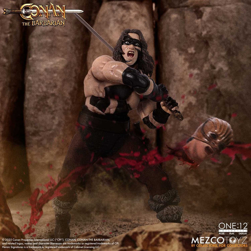 Load image into Gallery viewer, Mezco Toyz - One 12 Conan The Barbarian (1982) - Conan (War Paint Edition)
