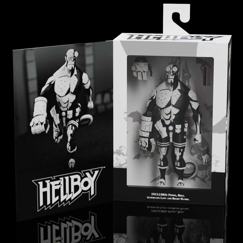 Load image into Gallery viewer, Boss Fight Studio - Hellboy: Hellboy (Black and White) 1/12 Scale Exclusive Edition
