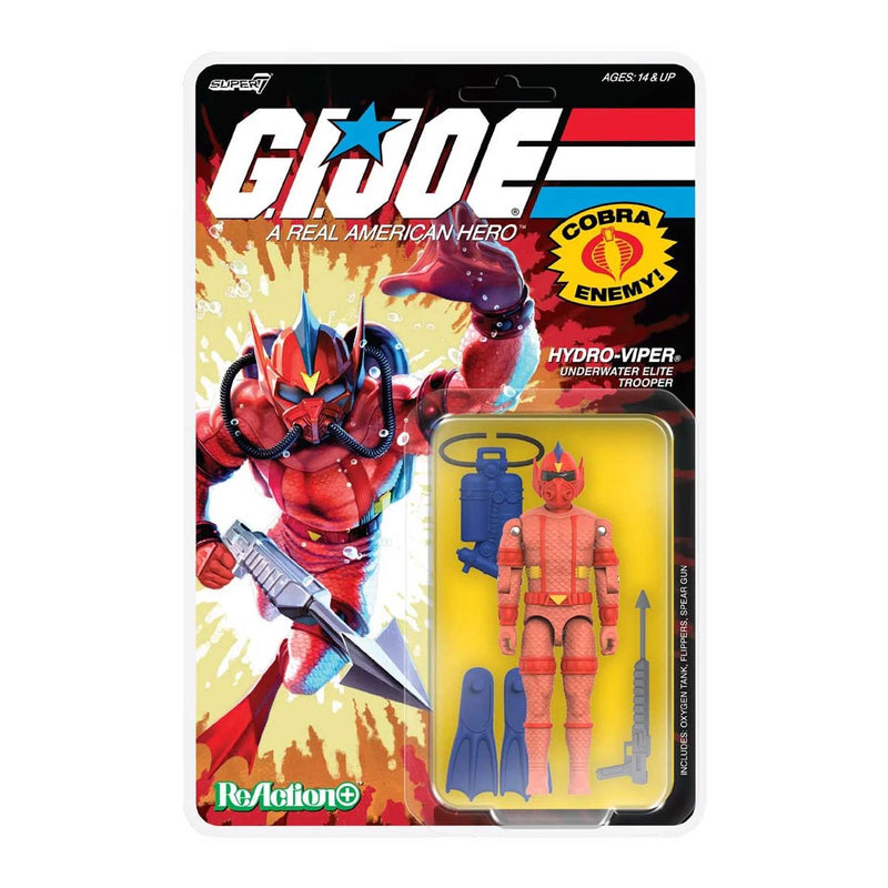 Load image into Gallery viewer, Super 7 - Reaction+ (O-Ring Figure) G.I. Joe - Hydro Viper (Comic)

