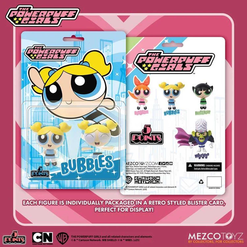 Load image into Gallery viewer, Mezco Toyz - The Powerpuff Girls 5 Points Series Set of 4

