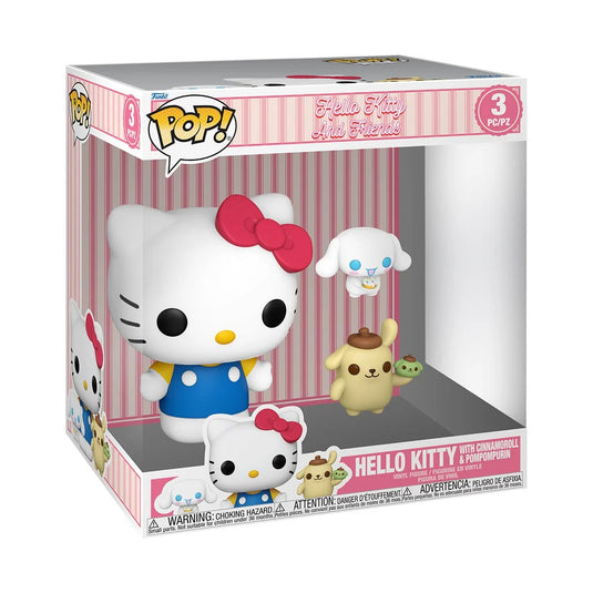 POP! Sanrio - Hello Kitty and Friends - Hello Kitty with Cinnamoroll & Pompompurin 3-Pack