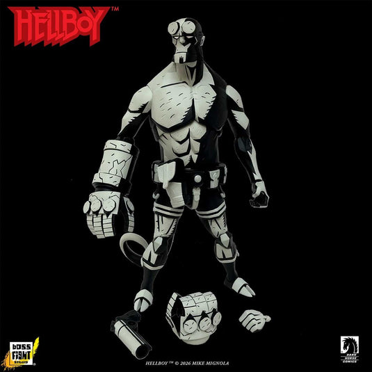 Boss Fight Studio - Hellboy: Hellboy (Black and White) 1/12 Scale Exclusive Edition