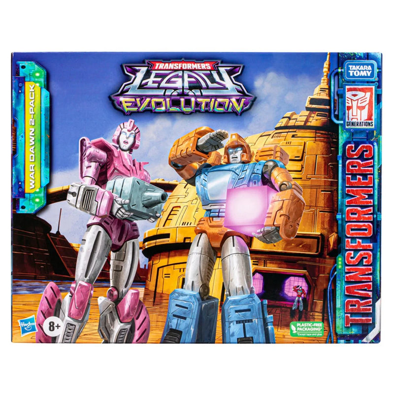Load image into Gallery viewer, Transformers Generations - Legacy Evolution Deluxe Cybertronian Erial and Dion War Dawn Exclusive Two-Pack
