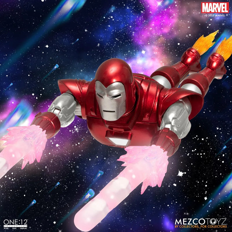 Load image into Gallery viewer, Mezco Toyz - One 12 Marvel Comics - Iron Man (Silver Centurion)
