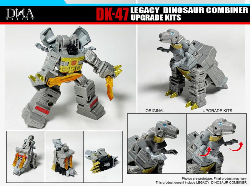 Load image into Gallery viewer, DNA Design - DK-47 Legacy Dinosaur Combiner Upgrade Kit
