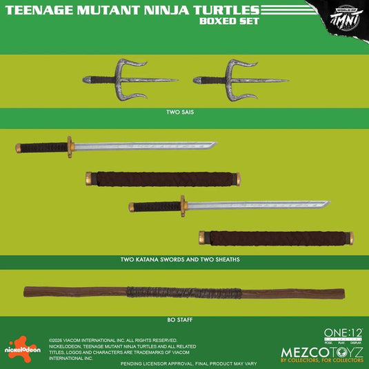 Mezco Toyz - One 12 Teenage Mutant Ninja Turtles (Comics) Deluxe Box Set