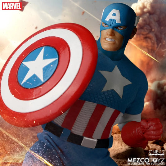 Mezco Toyz - One 12 Captain America (Silver Age Edition)